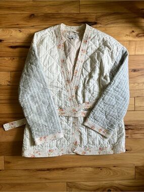 Madewell x The New Denim Project  Women's Quilted Floral Jacket